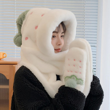 韩版秋冬新款加厚保暖两用大披肩长款仿羊绒围巾女士纯色百搭围脖详情31