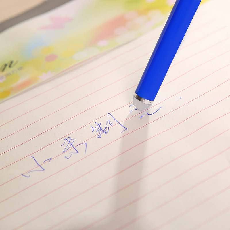 厂家直销学生摩易可擦中性笔文具批发魔力磨擦笔中性笔晶蓝0.5mm详情11