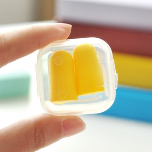 防噪音海绵耳塞厂家可印字logo降噪睡眠学习酒店睡觉旅游隔音耳塞详情10