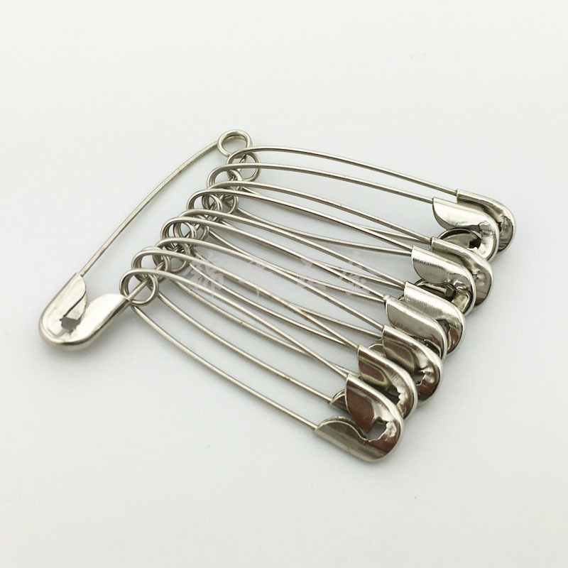 厂家直销 防锈亮镍色安全别针 婚庆礼服保险别针 号码簿扣针详情23