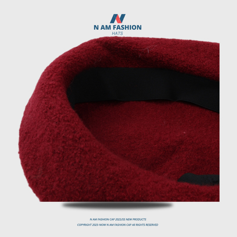The British retro wool beret is a versatile choice for women in autumn and winter. The Korean version of the fashionable and trendy round face matching beret is now available in other categories pic 12
