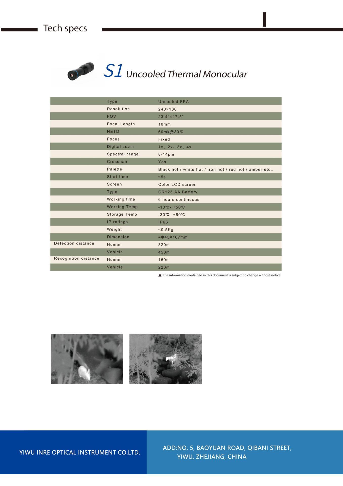 The Aiborui S1 thermal imaging observation mirror is compact, convenient, handheld for bird detection, with multiple display modes and wall-penetrating capabilities pic 15