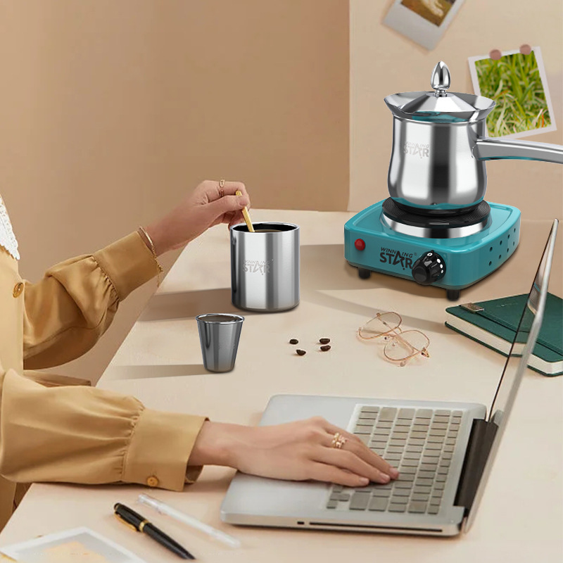 WinningStar Cross-border exclusive electric kettle, tea maker, household electromagnetic tea stove and electric stove set pic 5