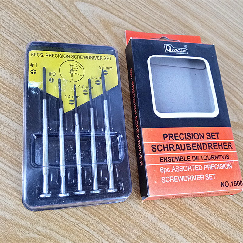 Factory direct sales of 5pc watch screwdrivers in large blue and red boxes, computer tools, mobile phone repair tools, screwdrivers and screwdrivers pic 7