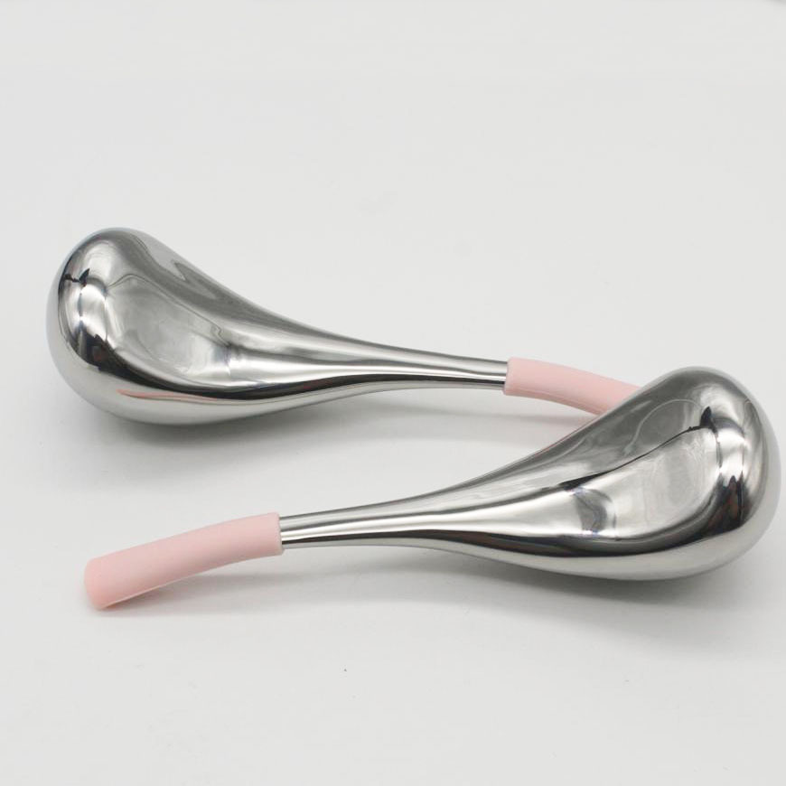 不锈钢脸部美容冰勺按摩仪眼睛冷敷冰敷勺提拉肌肤收缩毛孔冰波球详情2