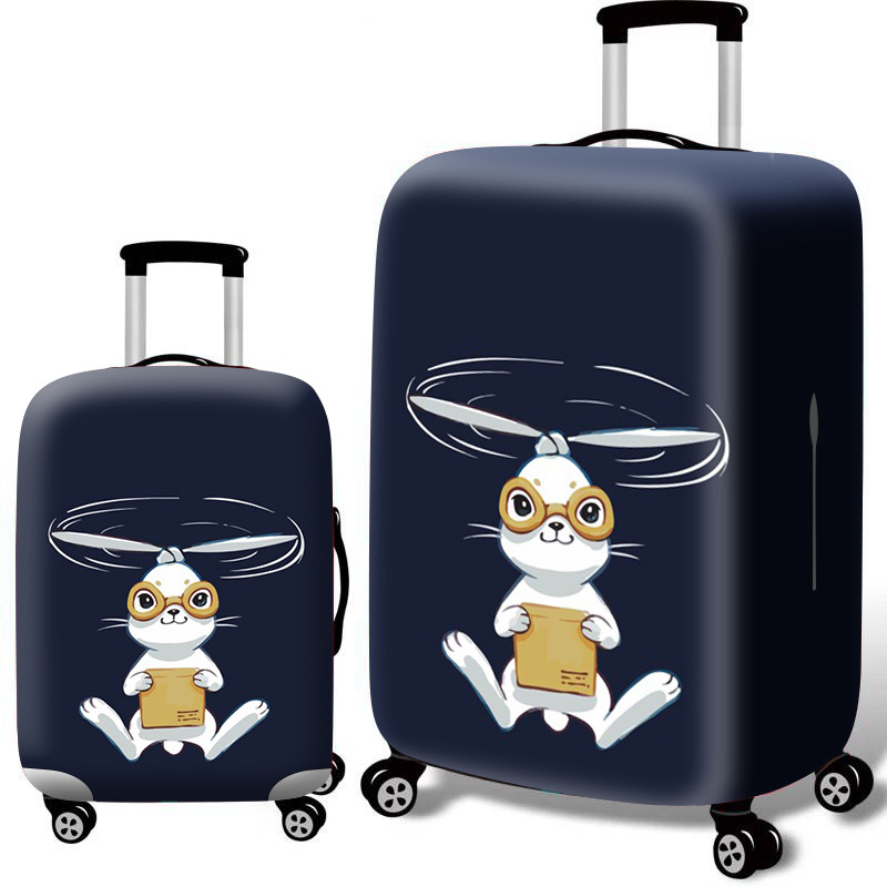 Factory direct sales of thickened and wear-resistant suitcase covers, strong printed elastic and wear-resistant luggage covers, one-piece consignment pic 7