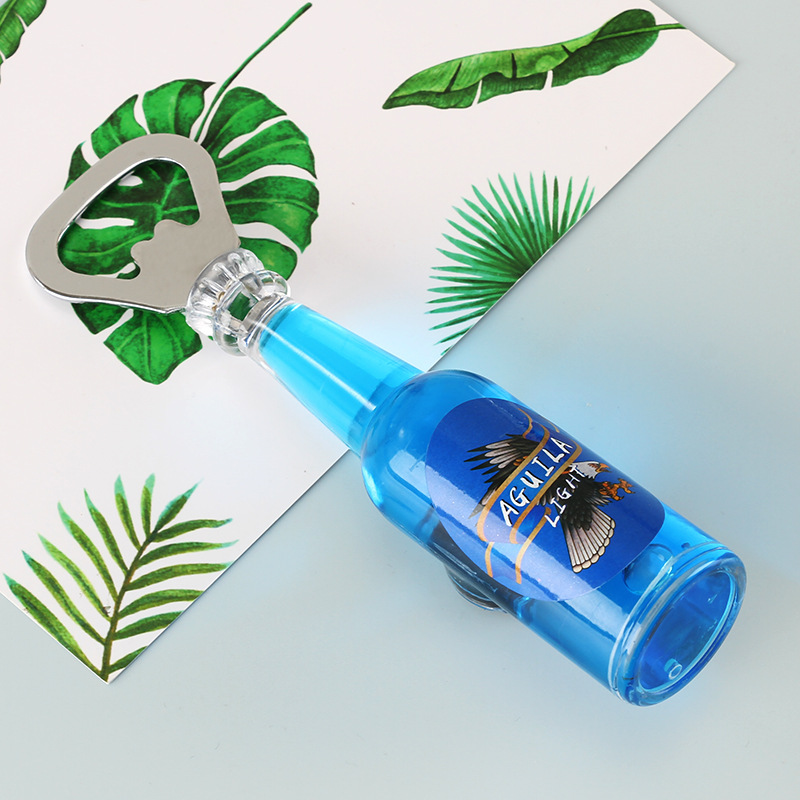 厂家现货批发啤酒开瓶器创意复古仿真酒瓶握把磁吸磁贴启瓶器详情9
