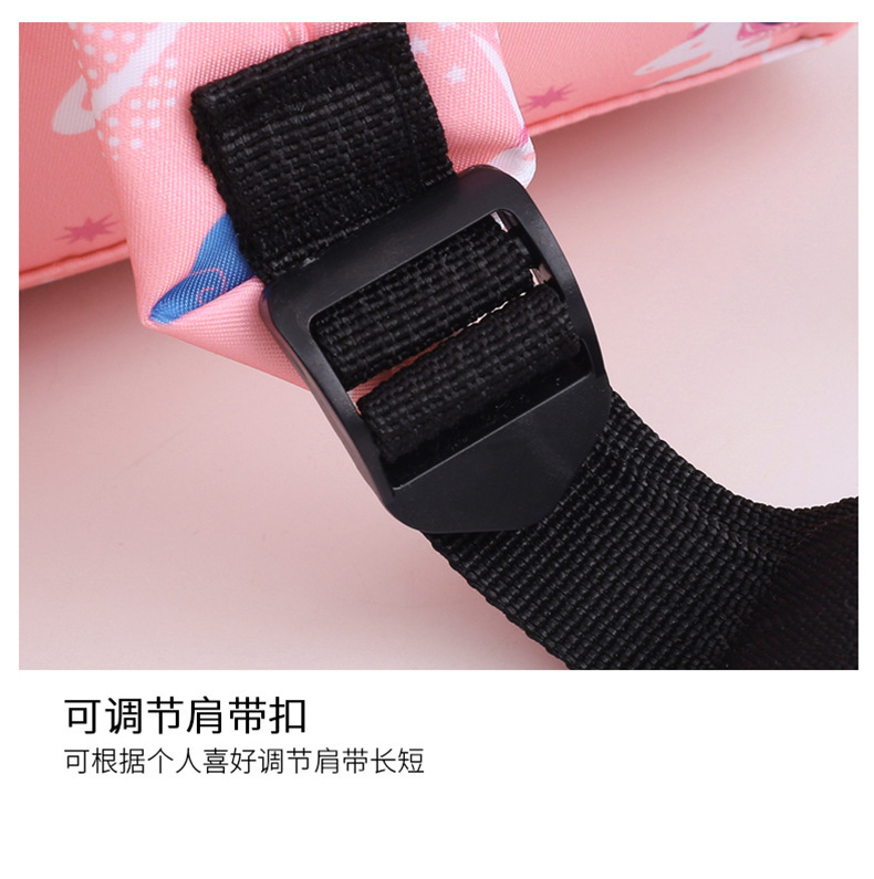 时尚印花独角兽双肩妈咪包多功能大容量外出母婴背包奶瓶尿布包详情24