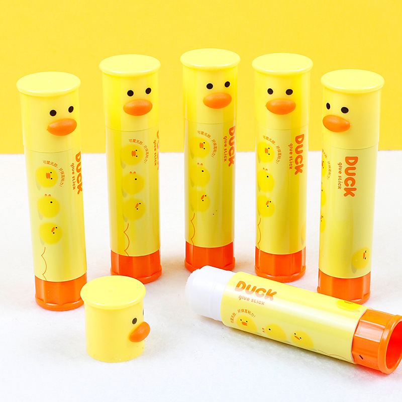 Tuqiang Little Yellow Duck Solid Glue, High-viscosity quick-drying Strong Glue, diy glue stick for children's handicraft class in kindergartens pic 7