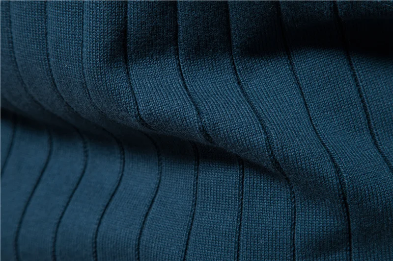 Men's sweater Autumn men's cardigan coat new solid color lapel jacquard sweater high neck casual knitwear pic 25