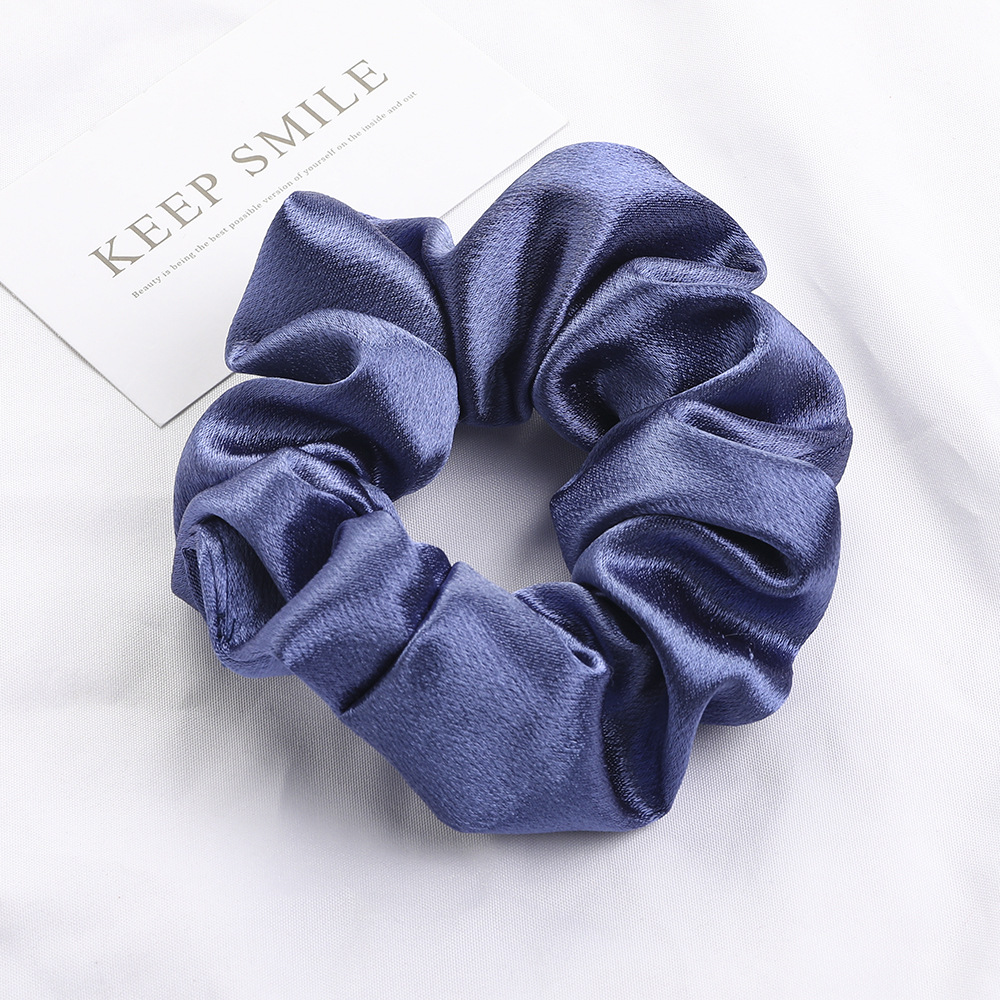 Qiyue Simple Large Intestine Hair Tie ins High-end Style Hair Tie Tie Ponytail Large Intestine Hair Tie Wholesale pic 24