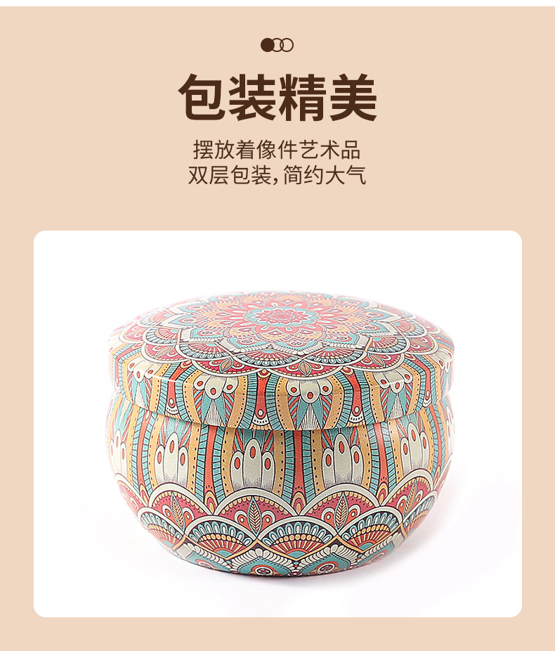 跨境货源植物水晶石干花蜡烛生日浪漫卧室伴手礼物大豆蜡香薰蜡烛详情17