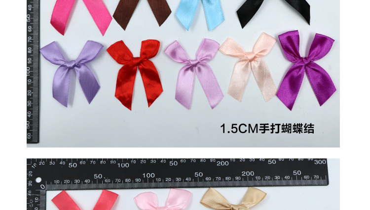 Professional hand-knitted ribbon bows, handcrafted bows, and butterfly flowers can be customized according to samples. Factory direct sales pic 11