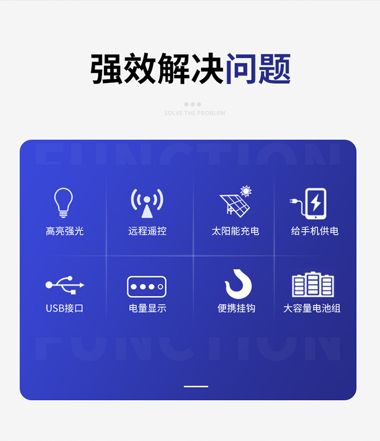 Wholesale of solar flying saucer lights, LED bulb lights, outdoor night market street vending lights, camping lights, tent lighting bulbs pic 42