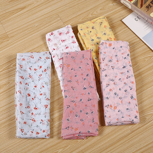 2020 new summer chiffon printed fabric white base printed polyester fabric small floral print dress mask fabric pic 19