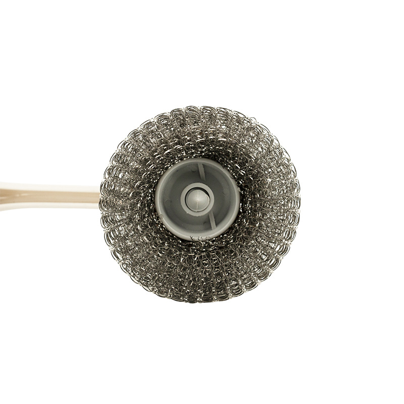 Wholesale of kitchen wall-mounted cleaning dishwashing brushes, stainless steel wire and plastic pot washing brushes pic 9