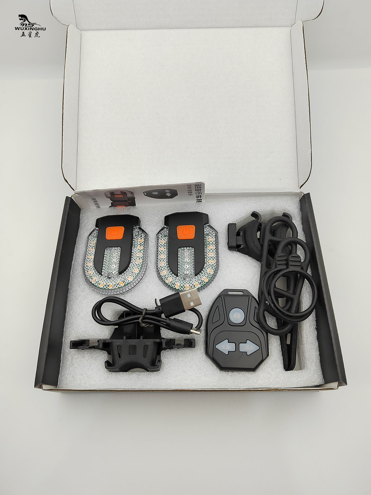 New wireless remote control USB charging bicycle turn signal, mountain bike turn signal, cycling light, bicycle headlight and taillight pic 11