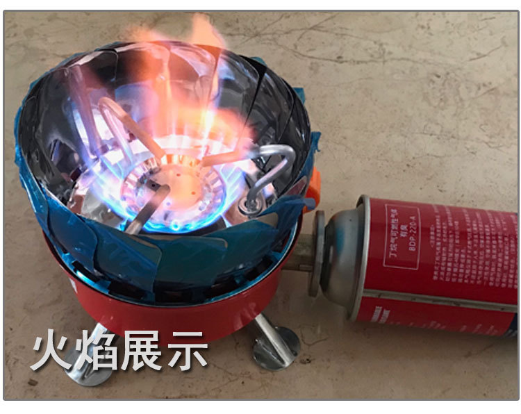 Factory direct supply outdoor barbecue grill, stainless steel lotus burner, portable camping baking stove, anti-air flow stove pic 17