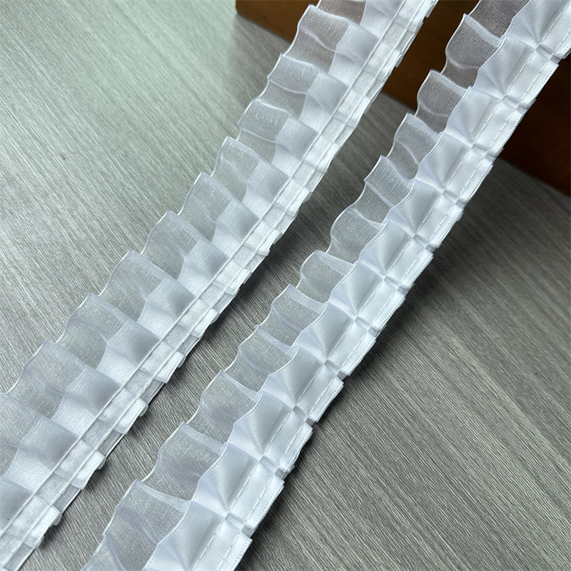 4cm двухслойная складка из шифоновой ткани, дополняющая одежду из шифонового шифонового покрытия pic 12