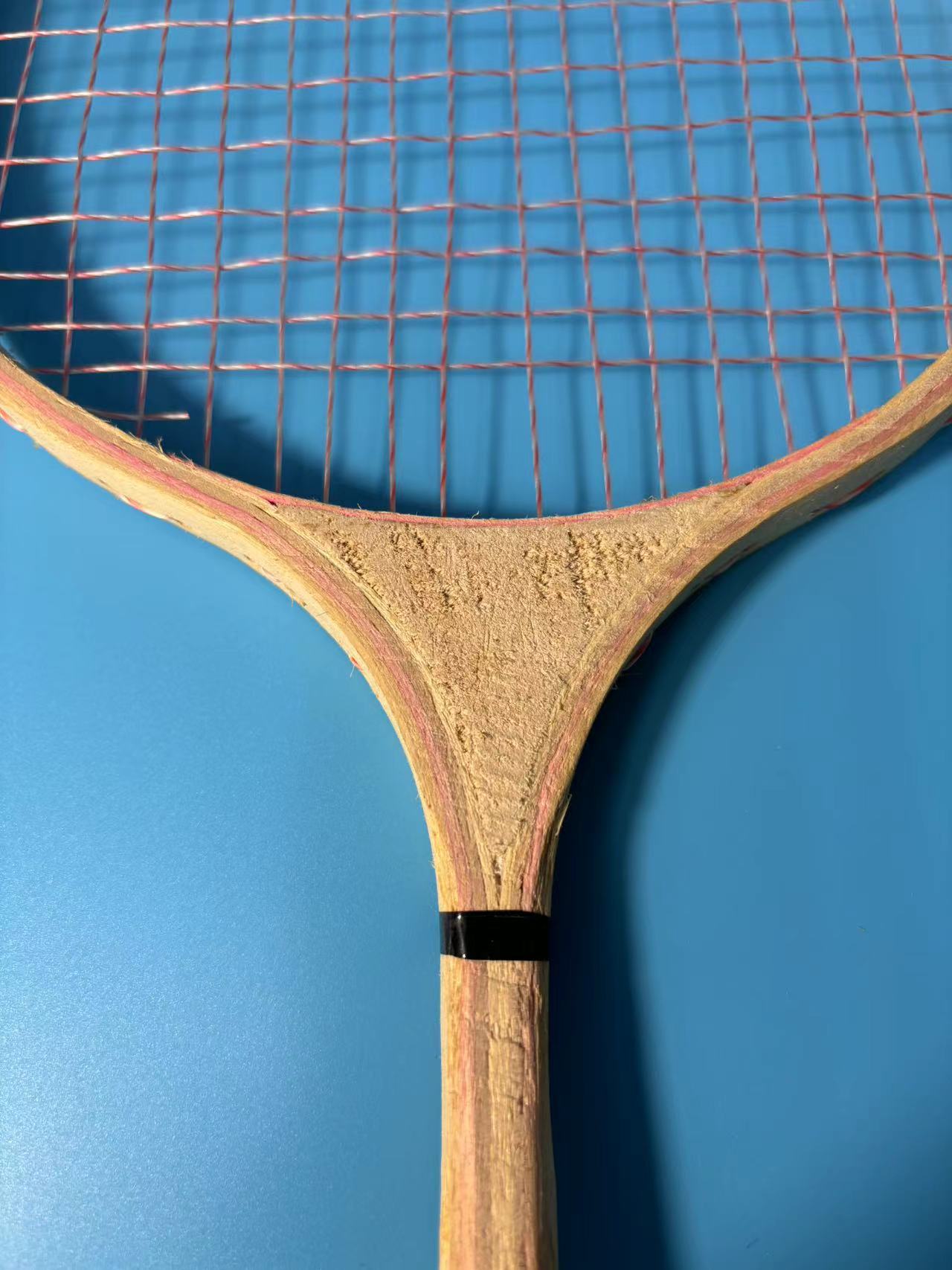 跨境外贸木头羽毛球拍木质纤维丝网线体育用品批发厂家直销详情7