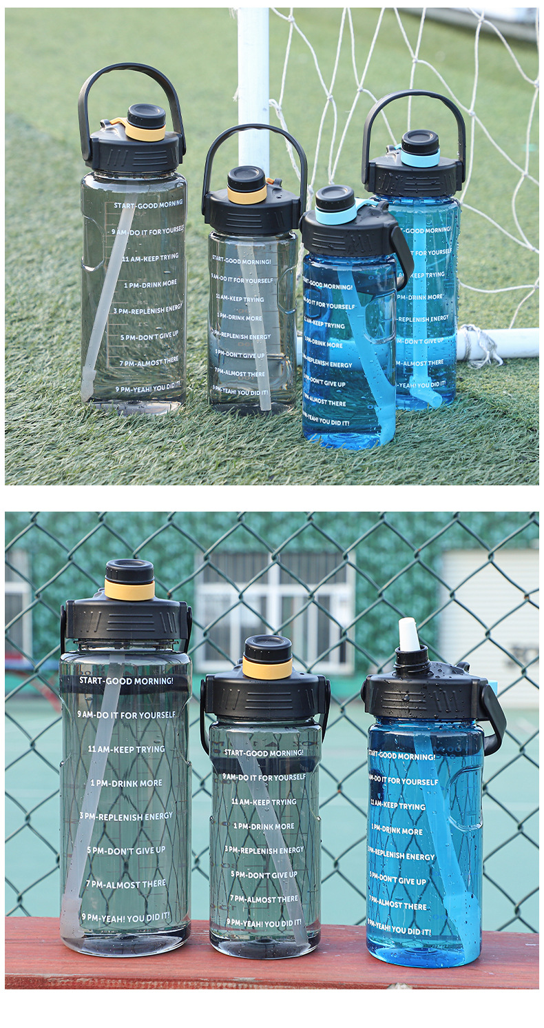Wholesale student gift creative space cups, sports water bottles, large-capacity plastic cups, outdoor fitness portable water cups pic 10