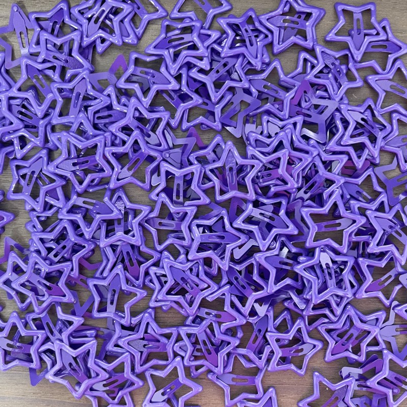 星星发夹y2k多巴胺卡子女儿童配饰头饰bb刘海夹五角星鸭嘴夹批发详情26