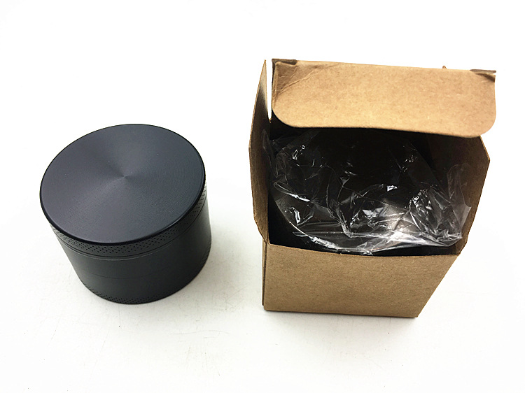 热销四层铝制金属63MM磨烟器四层锌合金烟草研磨器碎烟器烟盒详情8