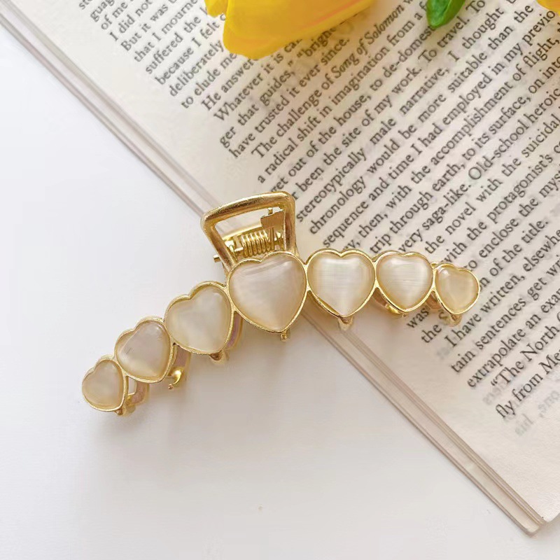 Mesh bow clip, Korean-style pearl tassel pendant hair clip, ancient style, super ethereal hair accessory, updo, shark clip pic 20