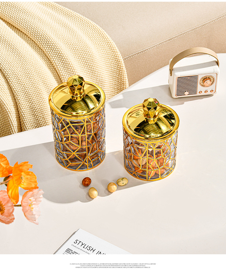 幼儿园学习糖果整理小罐子 桌面零食储物盒子塑料透明带盖密封罐详情11