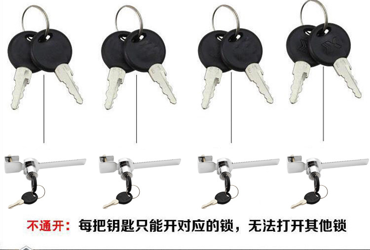 Window lock, glass cabinet lock, sliding door, rack lock, glass door lock, sliding door lock, 318, 328, sawtooth lock pic 2