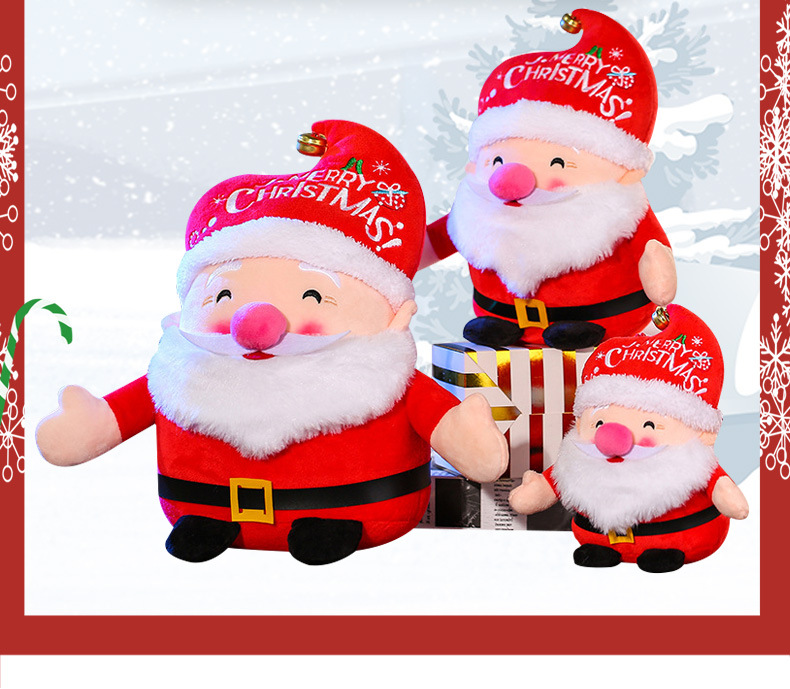 Cross-border Christmas ornaments, plush toys, bells, Santa Claus dolls wholesale, holiday gifts, Christmas decorations pic 6