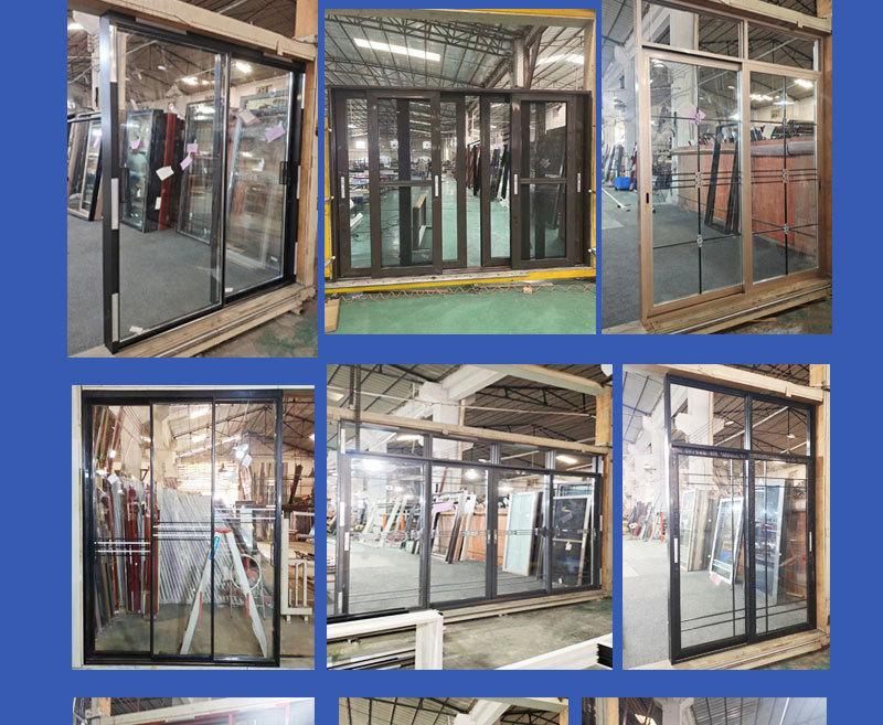 Supplying narrow-frame aluminum alloy swing doors in stock, kitchen glass, bathroom doors, bedroom, toilet doors, and bathroom doors factory pic 25