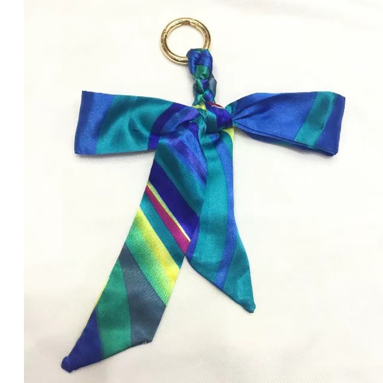 Jane Eyre Siyuan new product supply: Small square scarves, versatile leather buckles, leather bags, decorative small neckerchiefs, bag straps, silk scarf accessories, keychains pic 14