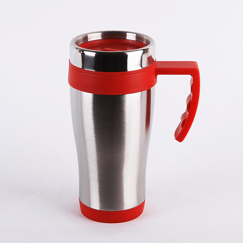 Stainless steel plastic double-layer portable coffee cups are exported to the United States. The original manufacturer produces car cups pic 13
