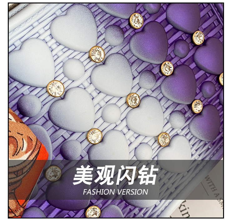 The 2021 Korean version of the trendy tote bag features a ribbon bow, an Instagram niche design with rivets and a slanted crossbody bag made of PU pic 5