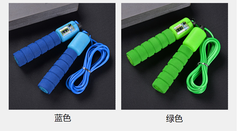 旺友专业海绵计数跳绳成人花样学生中考训练跳绳健身器材健身减肥详情7
