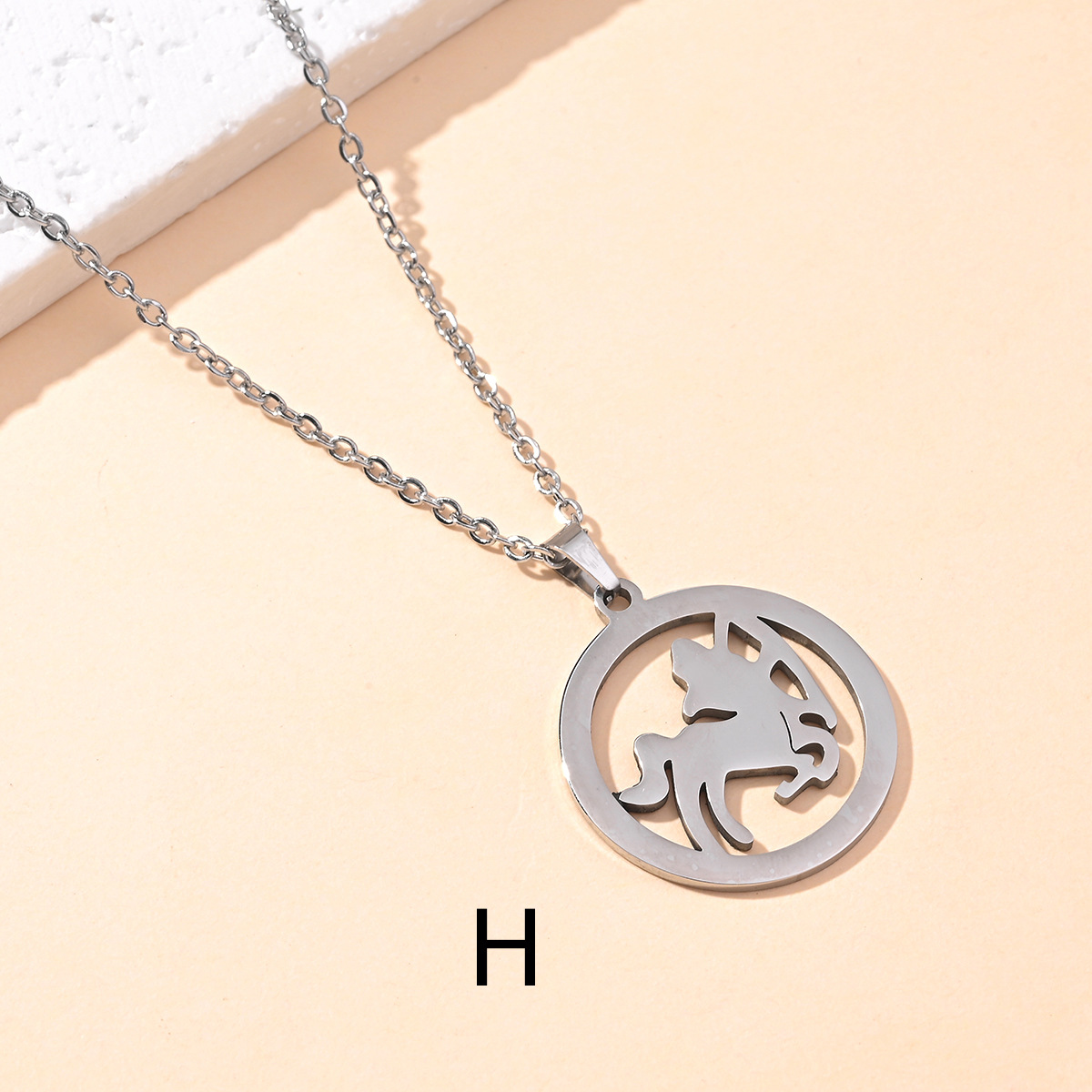 12星座不锈钢项链 男女情侣百搭潮流嘻哈个性简约百搭个跨境热销详情10