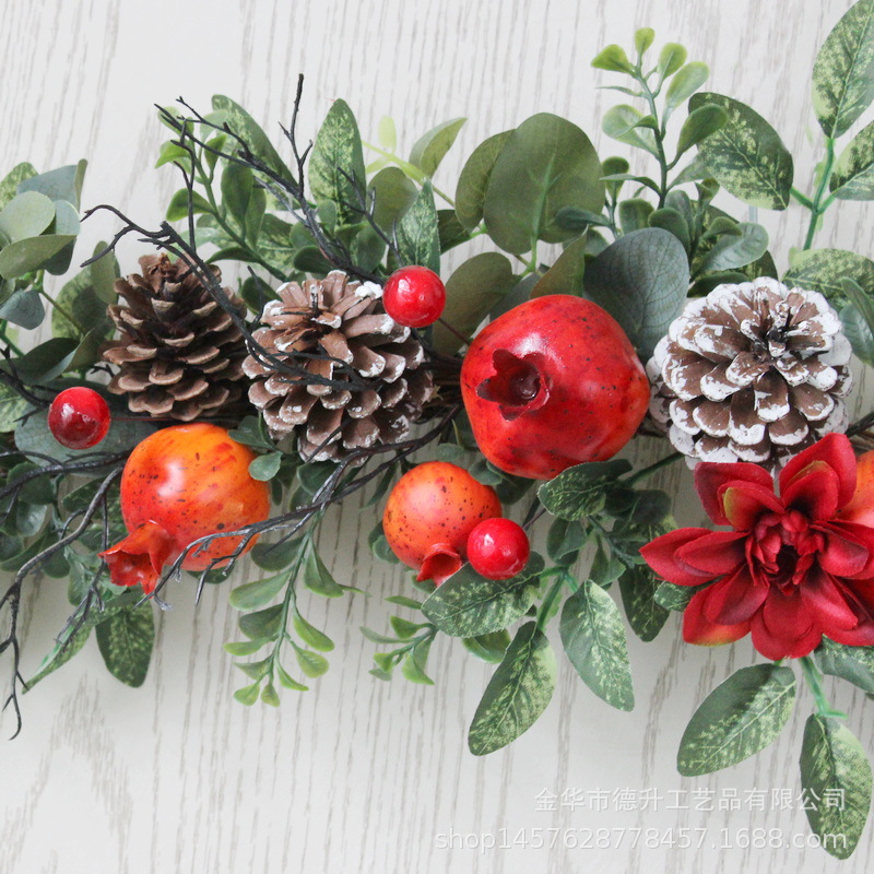 New home decoration with simulated pomegranate doors, wall hangings, festive new home decorations, hotel scene arrangement ornaments pic 7