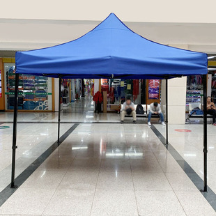 户外帐篷防水围布展销透明围布带窗户网纱蚊帐围边牛津布定制工厂详情12