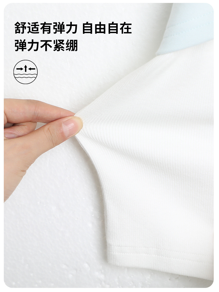 春装上新女童短款不规则上衣2025春季新款儿童百搭休闲假两件卫衣详情4