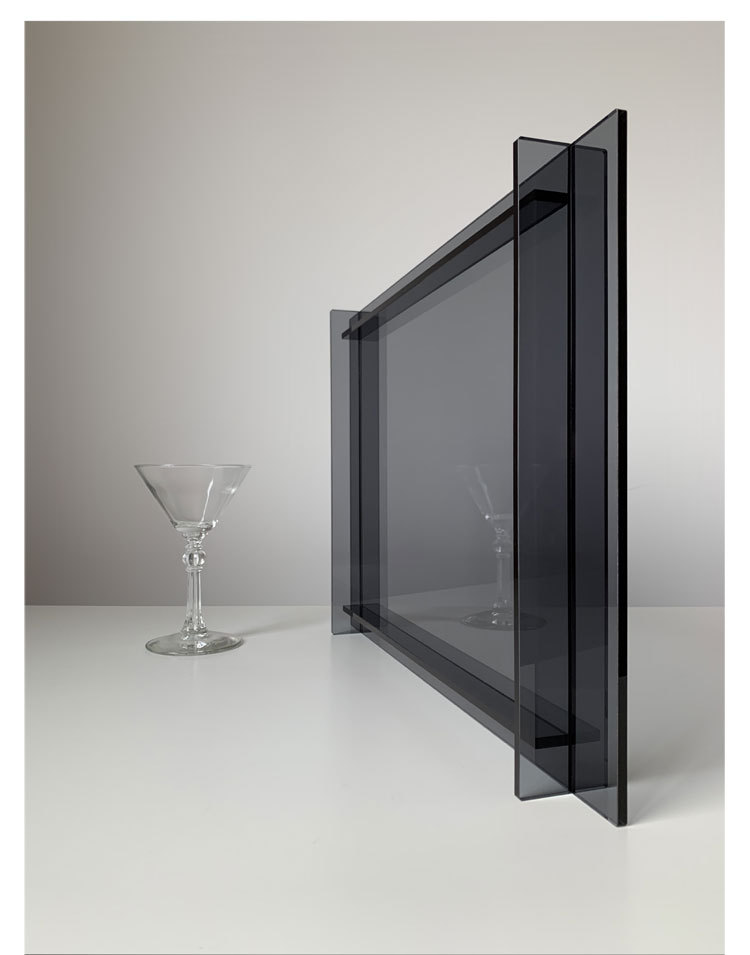 轻奢家用卧室化妆品收纳盒亚克力水果托盘杂物收纳盘创意实用果盘详情2