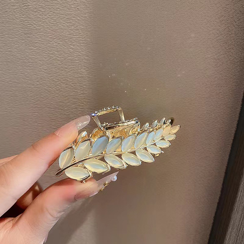 Mesh bow clip, Korean-style pearl tassel pendant hair clip, ancient style, super ethereal hair accessory, updo, shark clip pic 19