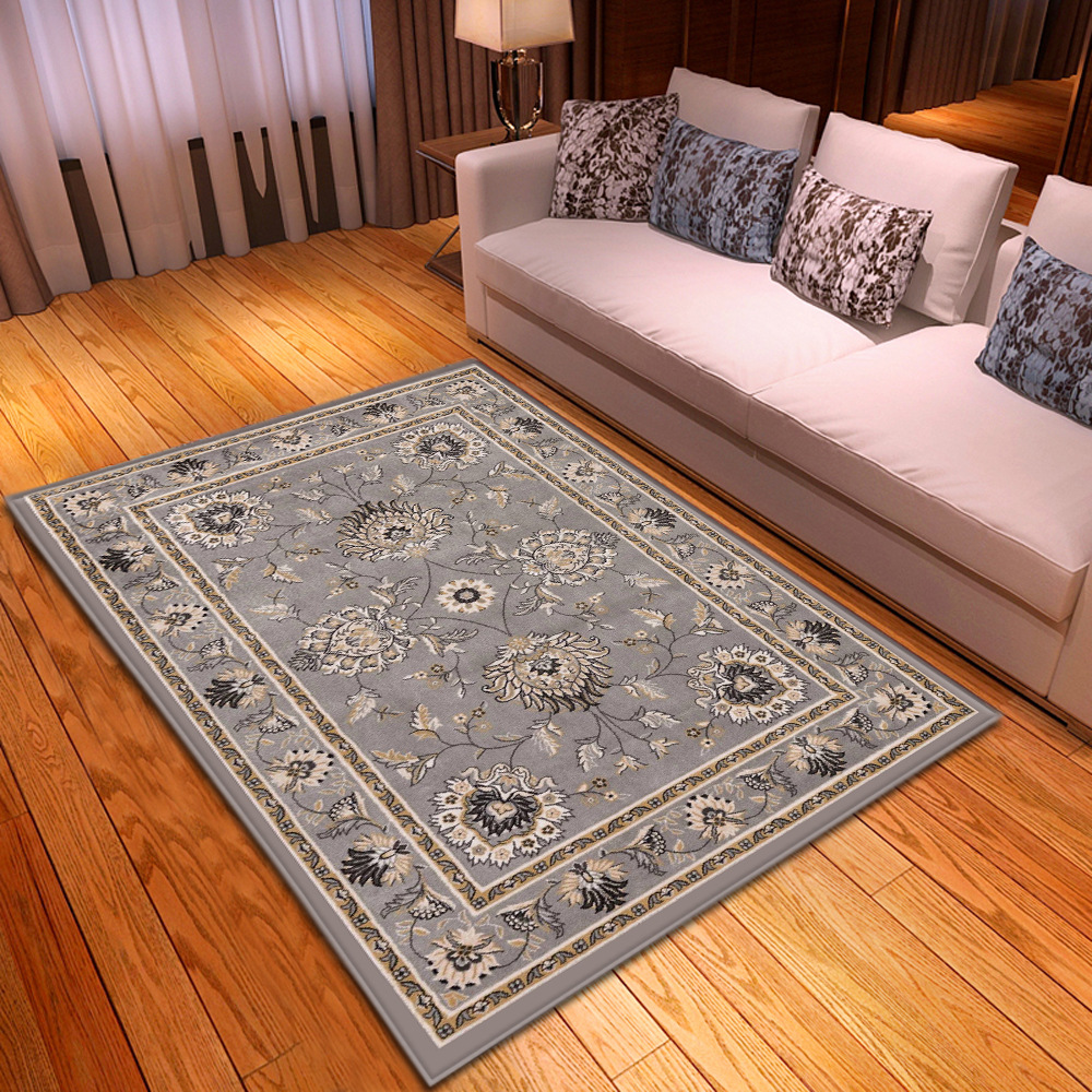 Ethnic-style retro European-patterned large carpet, square floor mat, cross-border manufacturer supply, one-piece consignment, stripes pic 11