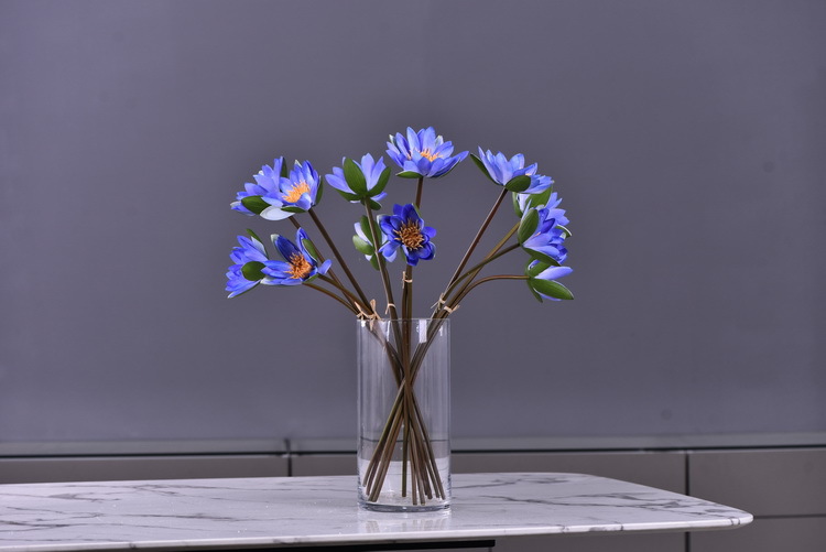 Wholesale manufacturer of artificial water lilies, direct sales of artificial flowers for wedding, home, hotel and homestay soft furnishings, artificial flowers, and photography props pic 12