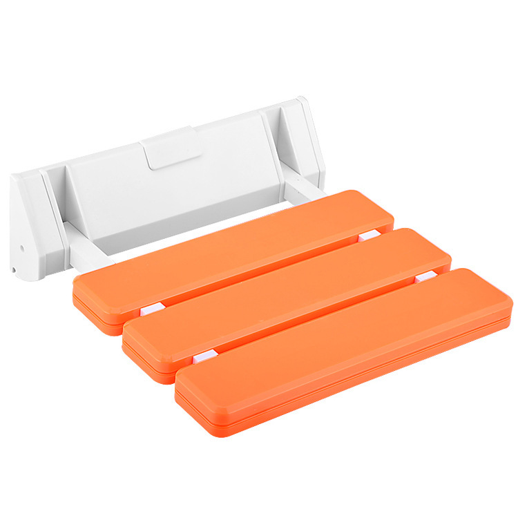 Bathroom chair, shoe-changing wall stool, foldable and flip-up chair pic 4