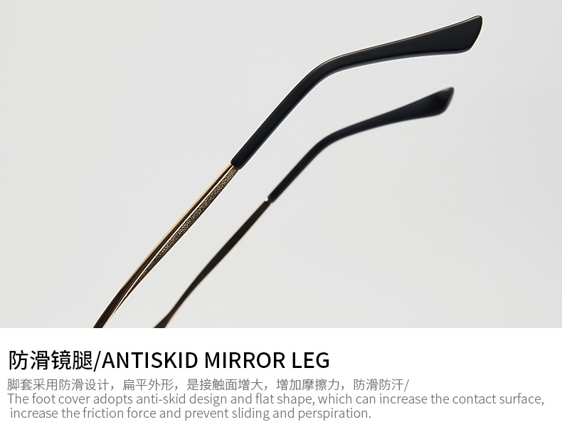 New fashionable anti-blue light glasses, cross-border European and American cat-eye frames, ins retro photosensitive color-changing glasses pic 7