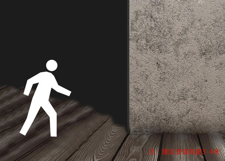 太阳能灯户外庭院壁灯照明人体感应家用花园防水室外节能LED路灯详情49