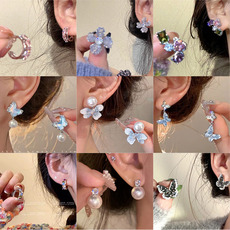 Instags-style pearl heart-shaped earrings for women, exquisite, niche, versatile and high-end stud earrings, 925 silver needle best-selling earrings wholesale pic 6