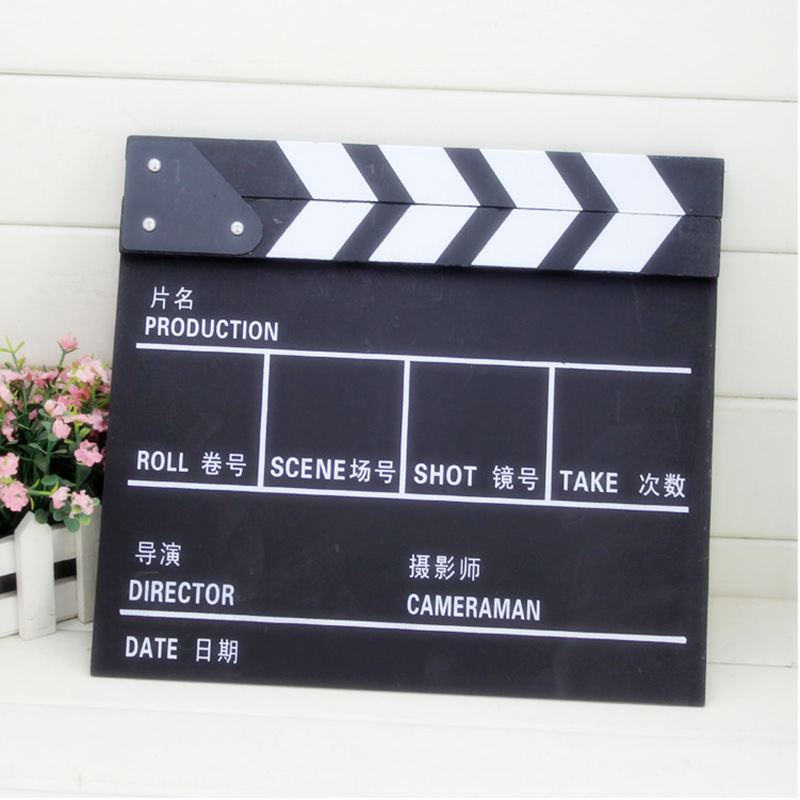 zakka creative wooden production board, director board, movie board, and wooden shooting props and ornaments pic 11