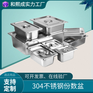 304不锈钢餐盘方形加厚加深带盖儿童学生饭盒餐具分格餐盒餐盘详情4